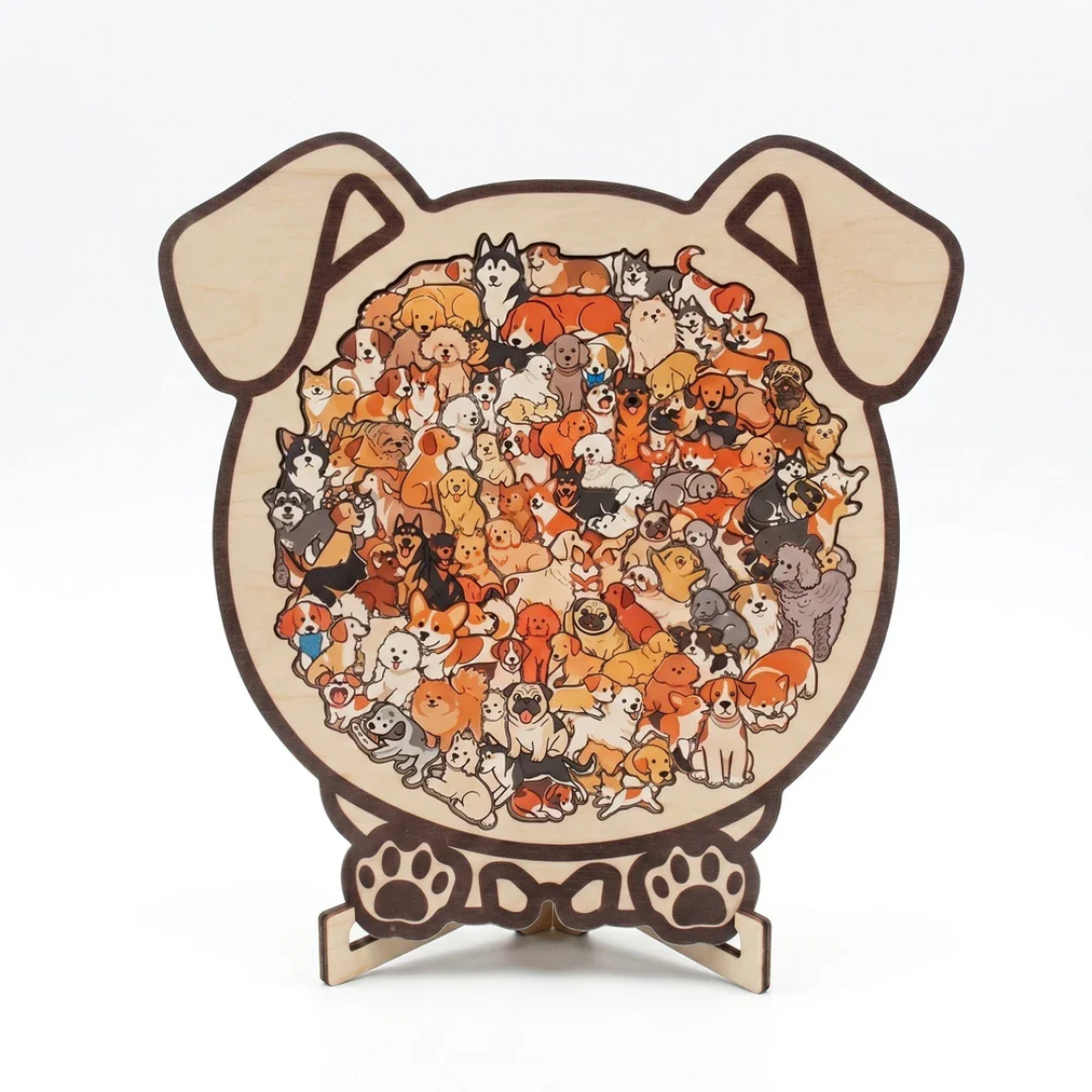 Wooden animal puzzle