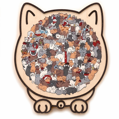 Wooden animal puzzle