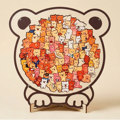 Wooden animal puzzle